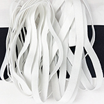 1/4" White Latex Free Knit Elastic