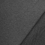 Heather Charcoal Gray Solid Jersey Sweatshirt Fleece Blend Knit Fabric