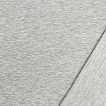 Heather Gray Solid Jersey Sweatshirt Fleece Blend Knit Fabric