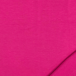 Fuchsia Pink Solid Jersey Sweatshirt Fleece Blend Knit Fabric
