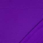 Royally Purple Solid Jersey Sweatshirt Fleece Blend Knit Fabric