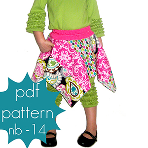 Jocole Pixie Strip Skirt Sewing Pattern