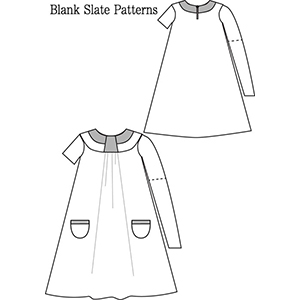 Blank Slate Patterns Pristine Swing Dress Sewing Pattern - Girl