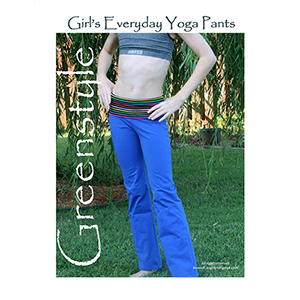 Greenstyle Girls Everyday Yoga Pants Sewing Pattern
