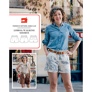 Liesl + Co. Lisboa Walking Shorts Sewing Pattern