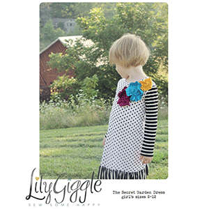 LilyGiggle The Secret Garden Dress Sewing Pattern