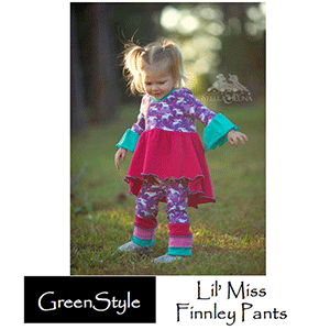 Greenstyle Lil\' Miss Finnley Pants Sewing Pattern