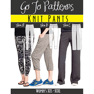 Go To Knit Pants Sewing Pattern