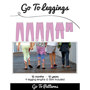 Go To Leggings with Skirt Sewing Pattern