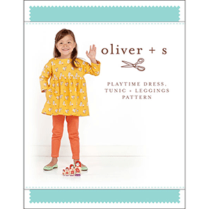Oliver + S Playtime Dress, Tunic, and Leggings 5 to 12 Sewing Pattern