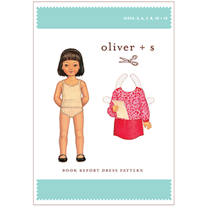 Oliver + S Book Report Dress 5 to 12 Sewing Pattern