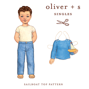 Oliver + S Sailboat Top Sewing Pattern Size 6M to 3T Sewing Pattern