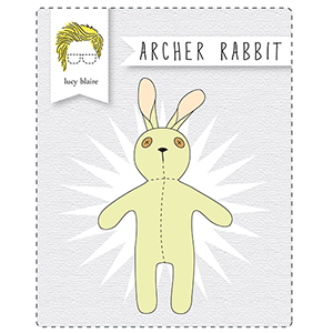 Lucy Blaire Archer Rabbit Sewing Pattern