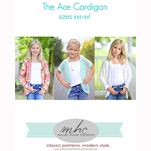 Mouse House Creations Ace Cardigan Sewing Pattern