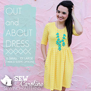 Sew Caroline Out and About Dress Sewing Pattern